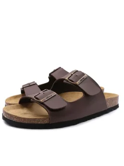 billowy Hausschuhe|Sandalen & Pantoletten^Pantoletten in Braun