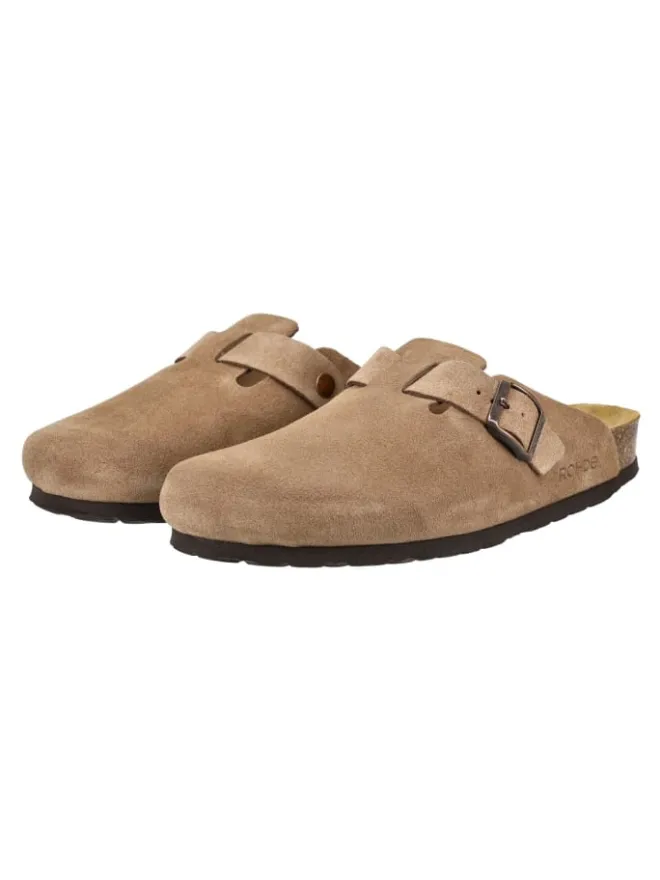 ROHDE Sandalen & Pantoletten^Pantoletten in Camel
