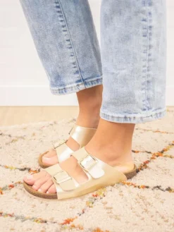 BABUNKERS Family Clogs & Pantoletten^Pantoletten in Gold