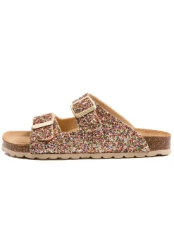 billowy Clogs & Pantoletten^Pantoletten in Gold