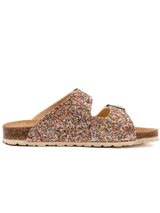 billowy Clogs & Pantoletten^Pantoletten in Gold