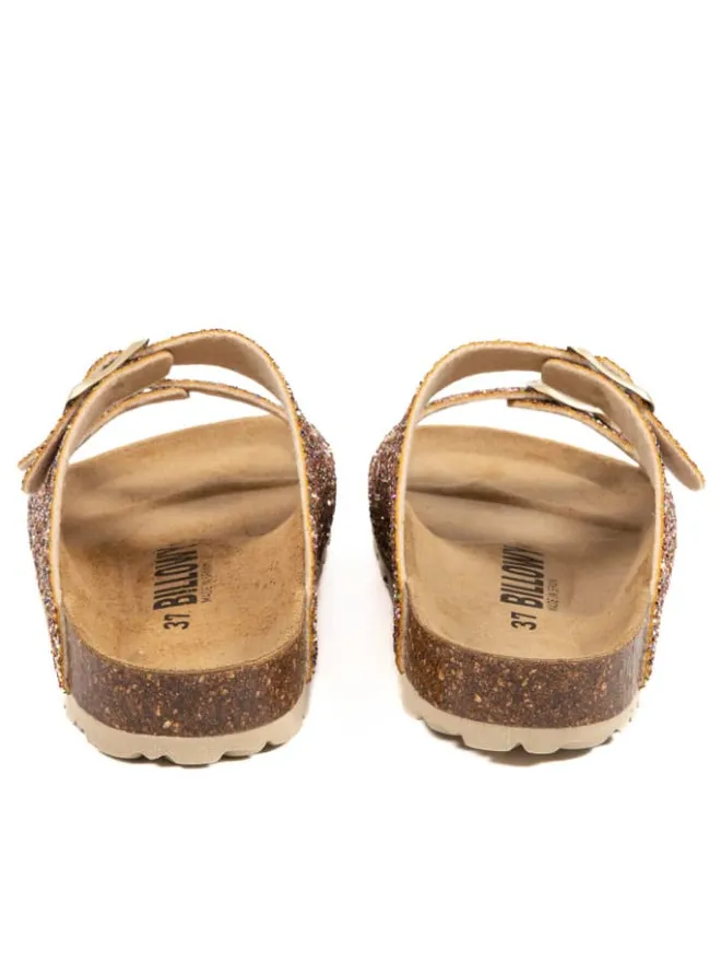 billowy Clogs & Pantoletten^Pantoletten in Gold