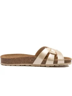billowy Clogs & Pantoletten^Pantoletten in Gold