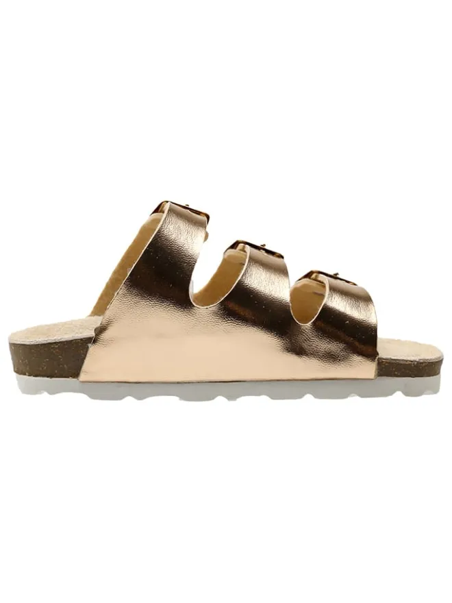 lamino Clogs & Pantoletten·Pantoletten^Pantoletten in Gold