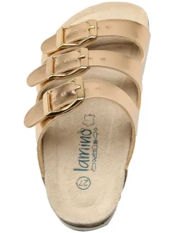 lamino Clogs & Pantoletten·Pantoletten^Pantoletten in Gold