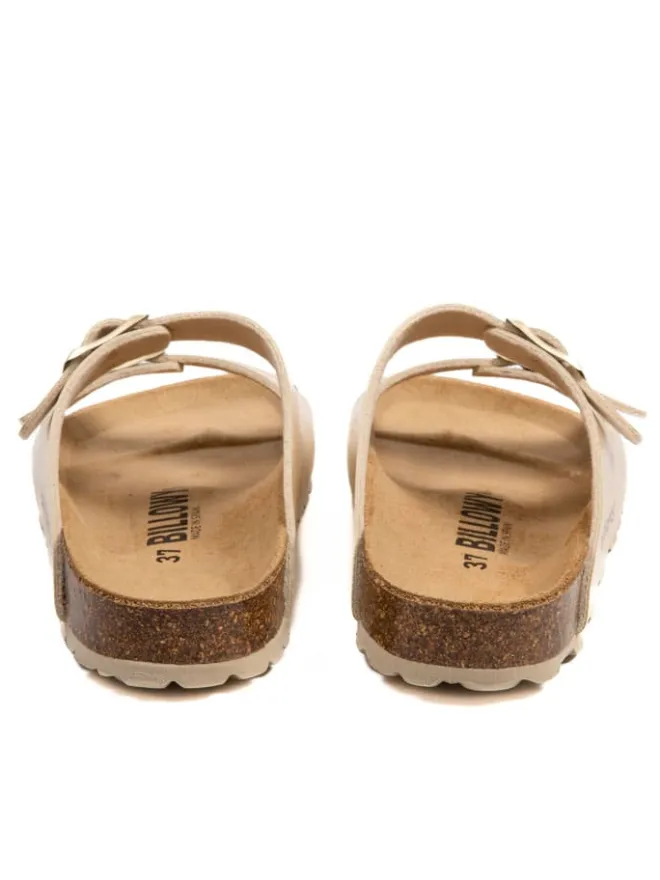 billowy Clogs & Pantoletten^Pantoletten in Gold