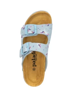 Pantoletten in Hellblau><noscript><img width=