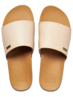 Pantoletten in Hellbraun/ Beige><noscript><img width=