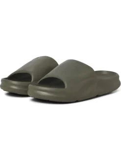 Pantoletten in Khaki><noscript><img width=