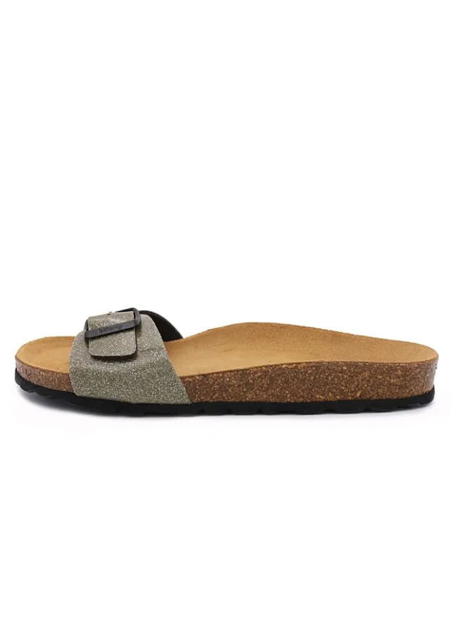 billowy Hausschuhe|Sandalen & Pantoletten^Pantoletten in Khaki