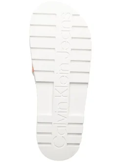Calvin Klein Hausschuhe|Sandalen & Pantoletten^Pantoletten in Orange/ Weiß