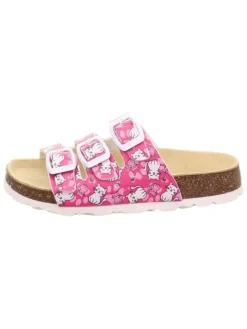 Pantoletten in Pink>superfit Outlet