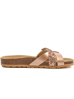 Pantoletten in Rosegold>billowy Sale