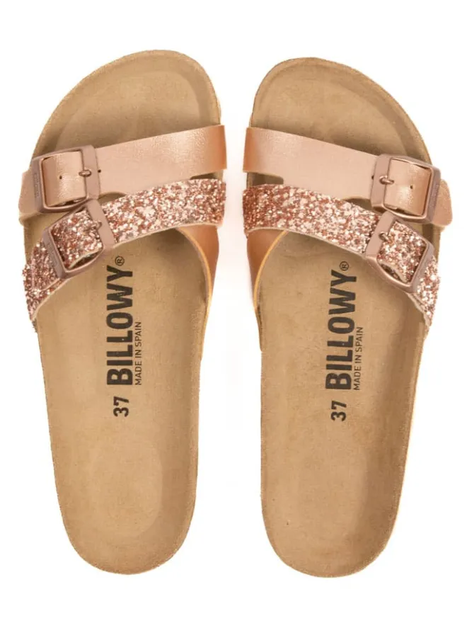Pantoletten in Rosegold>billowy Sale