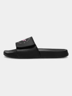 Pantoletten in Schwarz>4F Sale