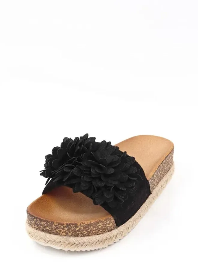 Viagiulia Clogs & Pantoletten^Pantoletten in Schwarz