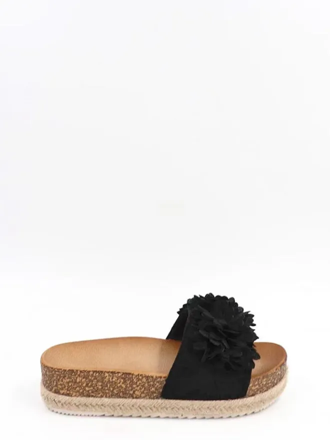 Viagiulia Clogs & Pantoletten^Pantoletten in Schwarz