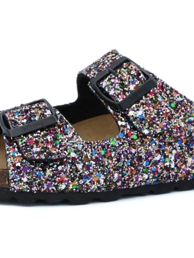 Pantoletten in Schwarz/ Bunt>billowy Outlet