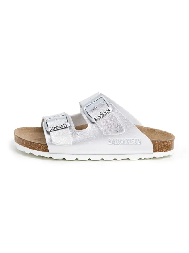 SABOKETS Clogs & Pantoletten·Pantoletten^Pantoletten in Silber