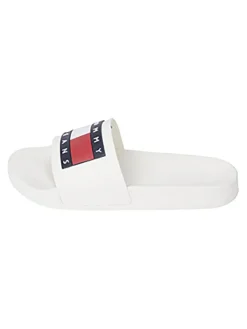 Pantoletten in Weiß>Tommy Hilfiger Shoes New