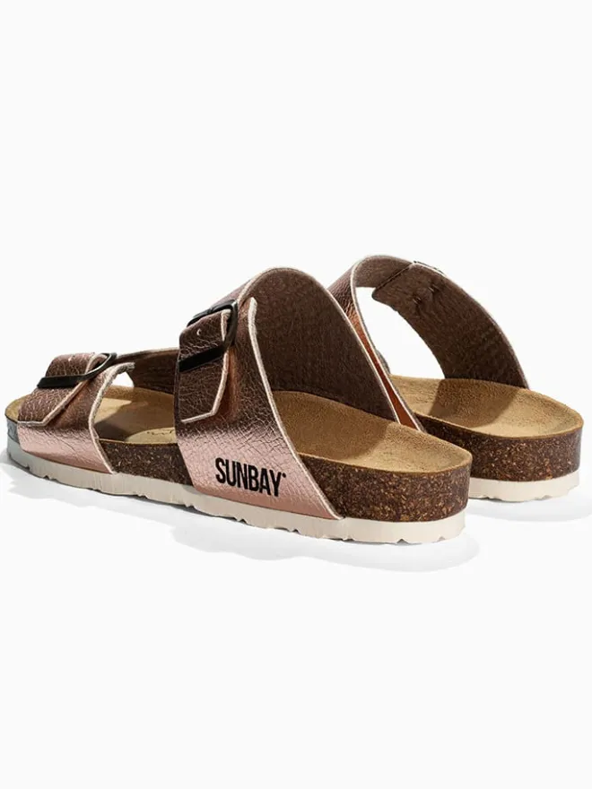 Pantoletten "Lulally" in Roségold>Sunbay Outlet