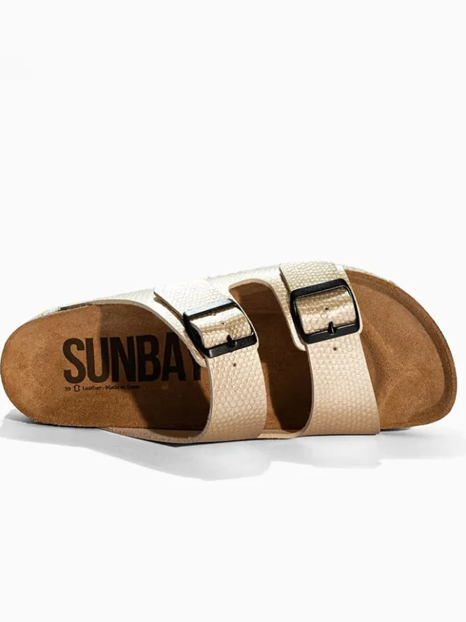 Pantoletten "Orange" in Gold>Sunbay Discount