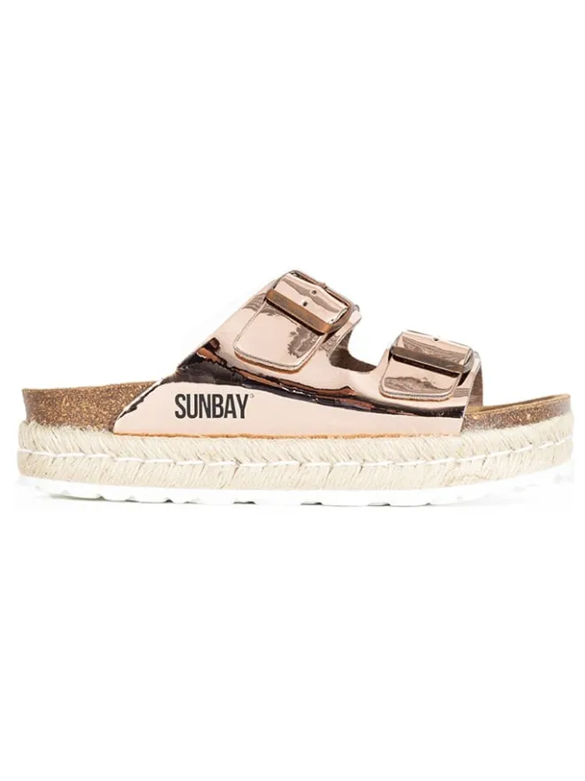 Pantoletten "Orange" in Roségold>Sunbay Best