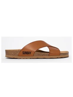 Pantoletten "Rita" in Hellbraun>Sunbay Sale