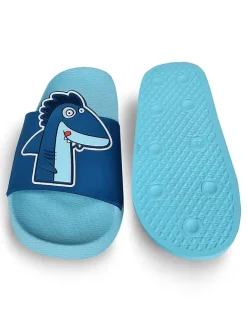 Denokids Clogs & Pantoletten·Pantoletten^Pantoletten "Shark" in Blau