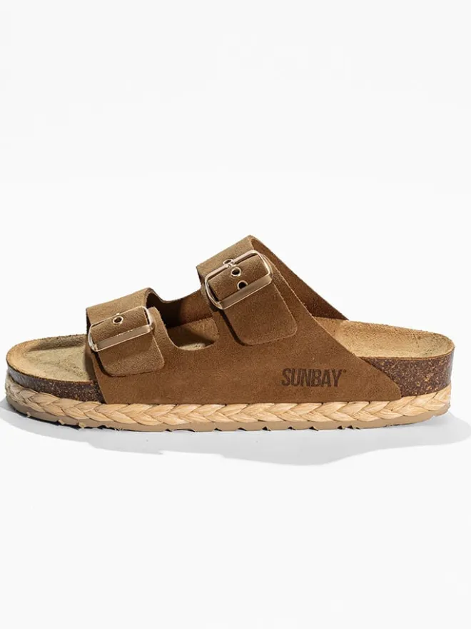Pantoletten "Trefle" in Braun>Sunbay Outlet