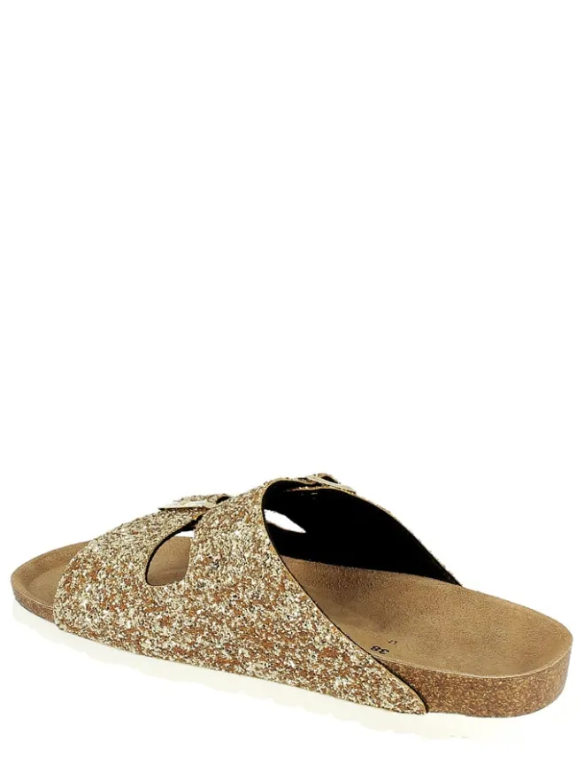 Pantoletten "Trefle" in Gold>Sunbay Discount