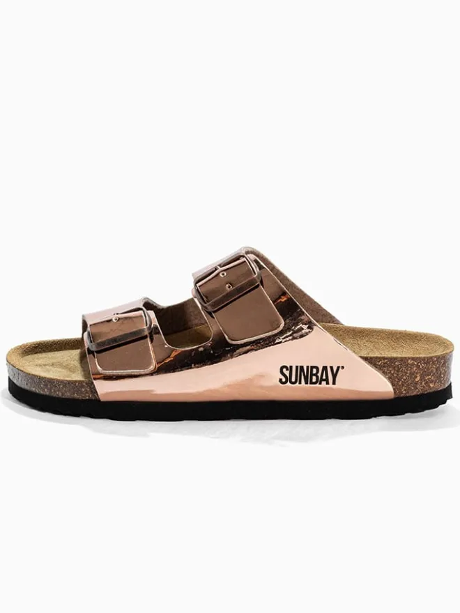 Pantoletten "Trefle" in Roségold>Sunbay Outlet