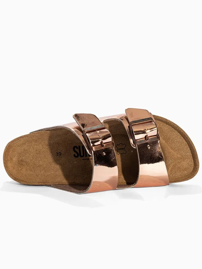 Pantoletten "Trefle" in Roségold>Sunbay Outlet