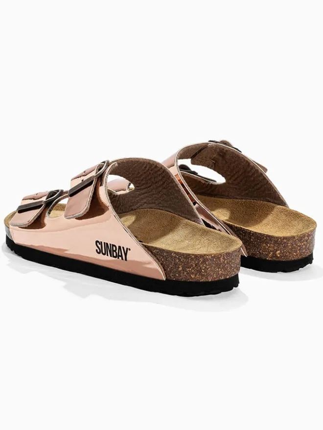 Pantoletten "Trefle" in Roségold>Sunbay Outlet