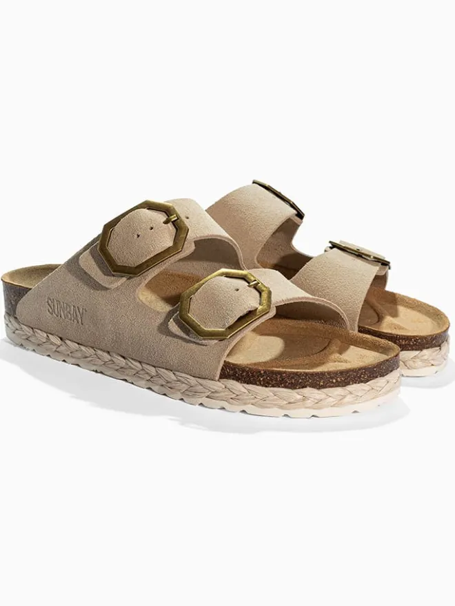 Sunbay Clogs & Pantoletten^Pantoletten "Turmero" in Beige