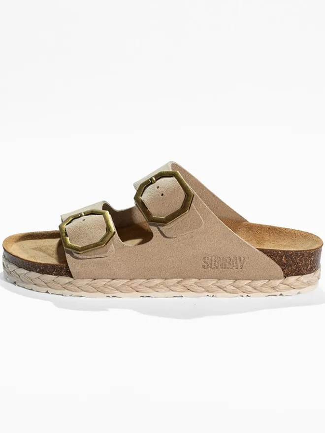 Sunbay Clogs & Pantoletten^Pantoletten "Turmero" in Beige