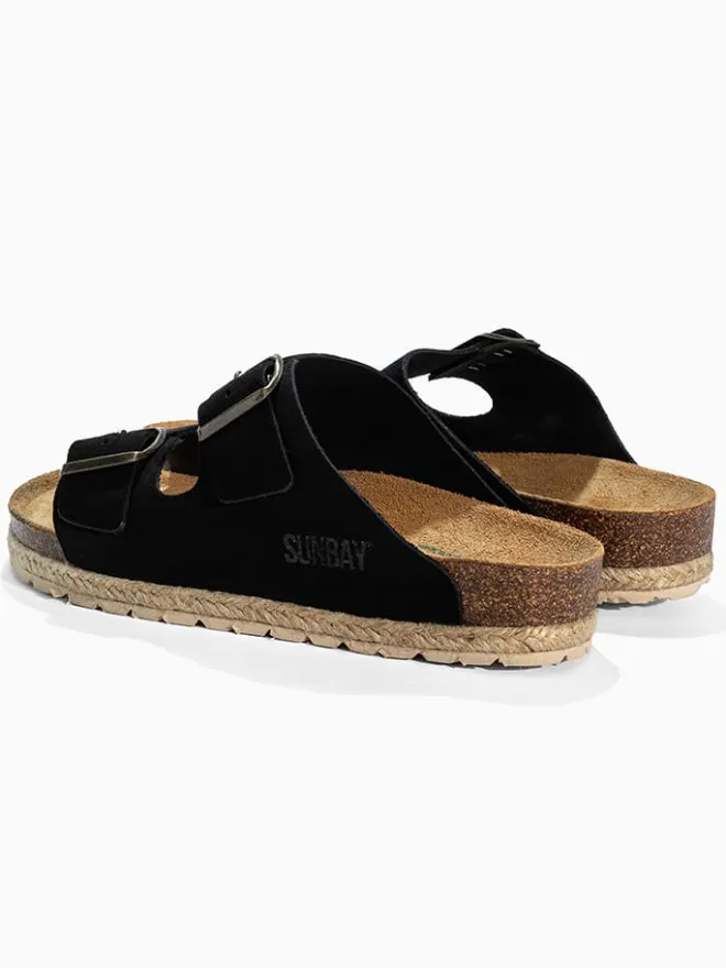 Sunbay Clogs & Pantoletten^Pantoletten "Turmero" in Schwarz