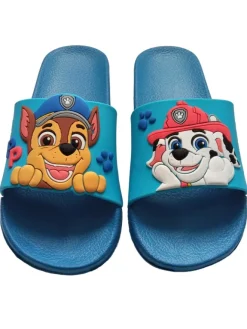 Badelatschen Chase und Marshall Badeschlappen Badesandalen in blau>Paw Patrol New