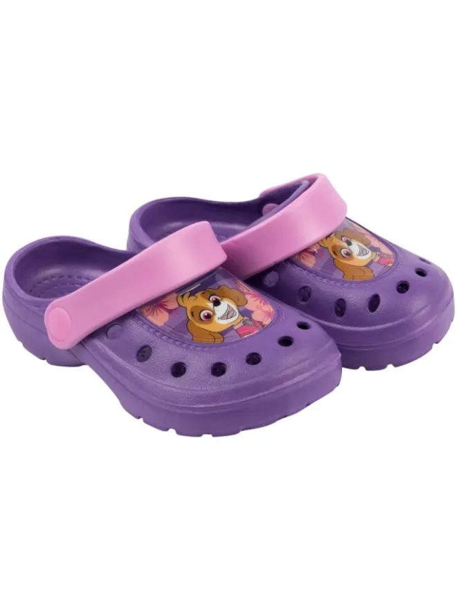 Paw Patrol Clogs & Pantoletten·Pantoletten^Clogs Skye Sandalen Pantoletten Gartenschuhe rutschfest in lila