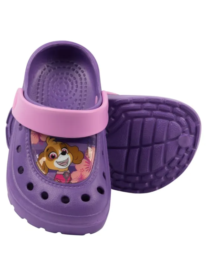 Paw Patrol Clogs & Pantoletten·Pantoletten^Clogs Skye Sandalen Pantoletten Gartenschuhe rutschfest in lila