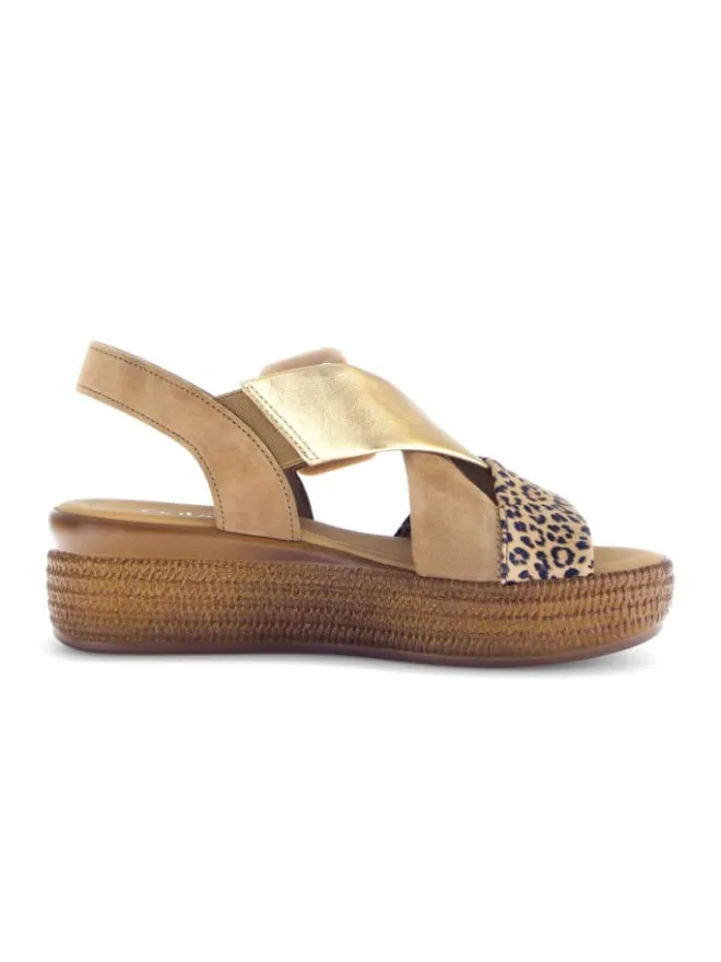 Plateau Sandalen in braun>Gabor Hot