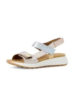Gabor Sandalen^Plateau Sandalen in gold