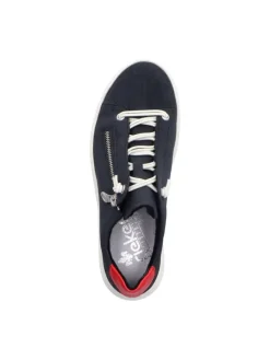 Plateau Schnürschuhe in Blau><noscript><img width=