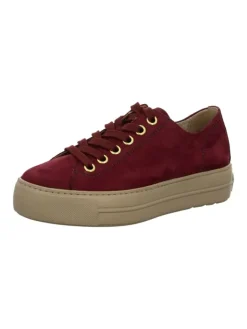 Paul Green Schnürschuhe^Plateau Schnürschuhe in Rot