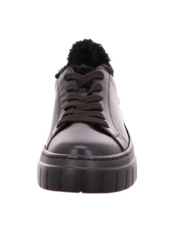Plateau Schnürschuhe in Schwarz><noscript><img width=