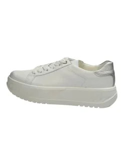 Plateau Schnürschuhe in Weiß>ara New