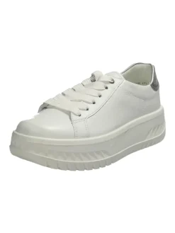 Plateau Schnürschuhe in Weiß>ara New