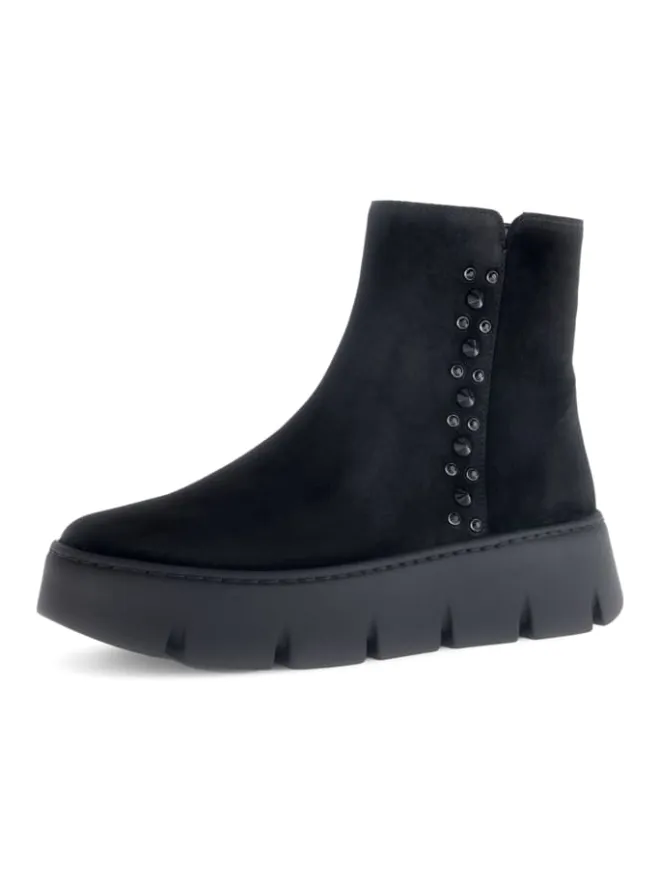 Gabor Stiefeletten^Plateau Stiefeletten in Schwarz