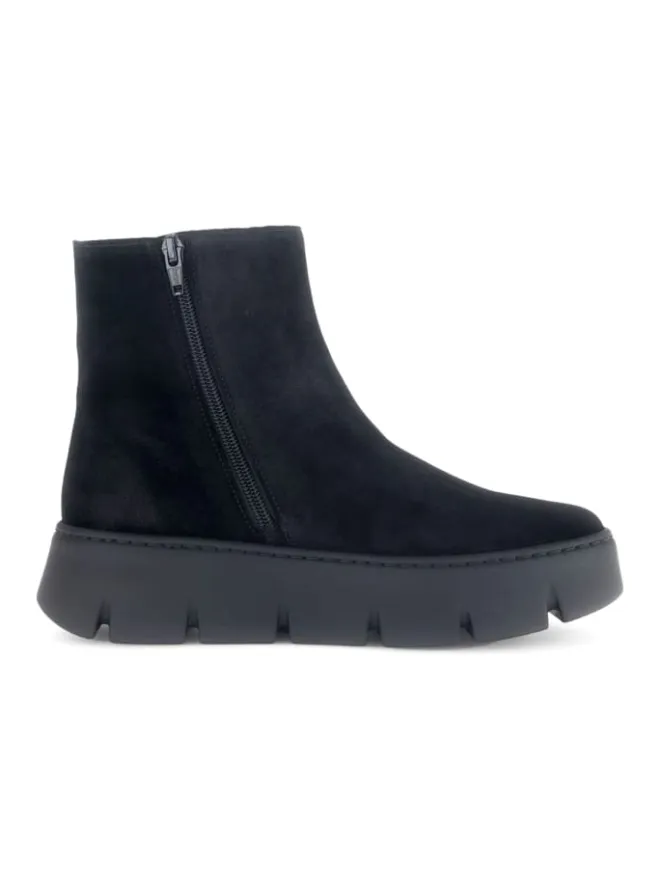 Gabor Stiefeletten^Plateau Stiefeletten in Schwarz