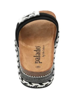 palado Clogs & Pantoletten^Plateau-Pantoletten in BLACK